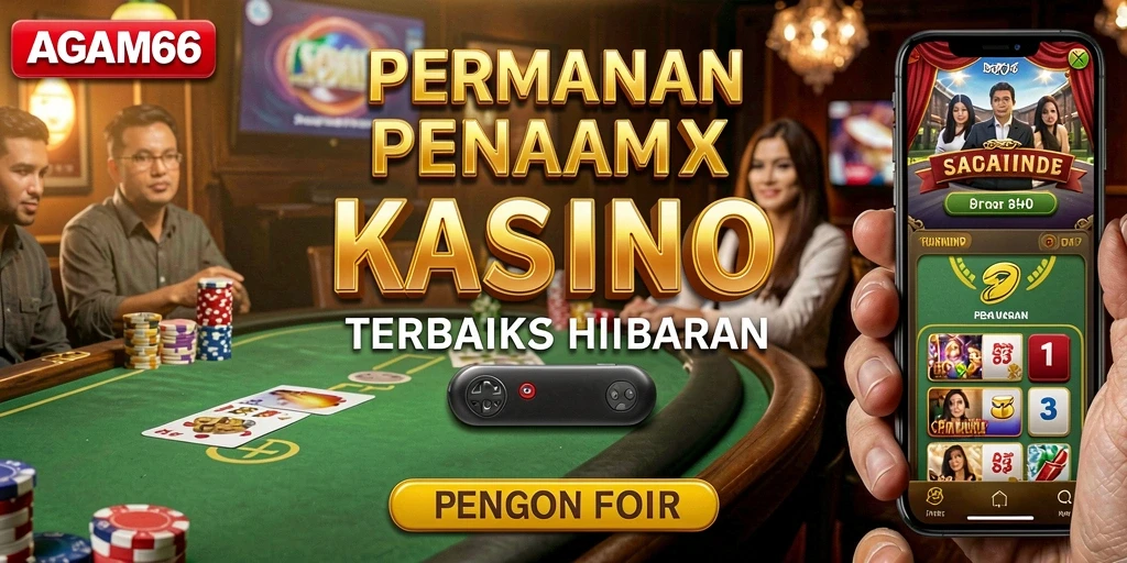 Screenshot AGAM66 menunjukkan antarmuka permainan kasino yang menarik.