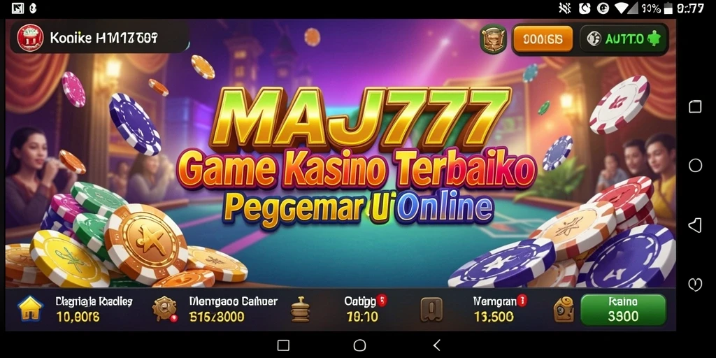 Tampilan gameplay menarik dari MAJ777 dengan fitur Kasino.