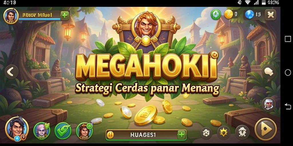 Tampilan menarik dalam permainan strategi MEGAHOKI.