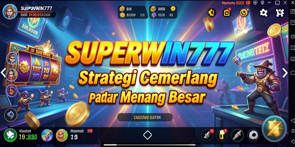 Tangkapan layar gameplay SUPERWIN777 menampilkan pertempuran strategi yang mendebarkan.
